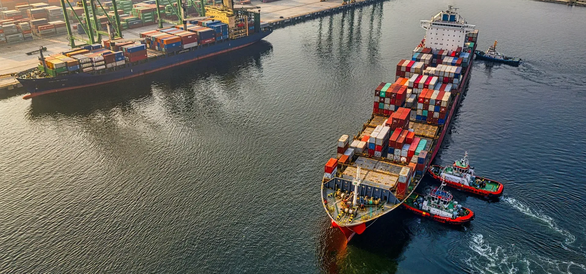 International shipping and global trade routes